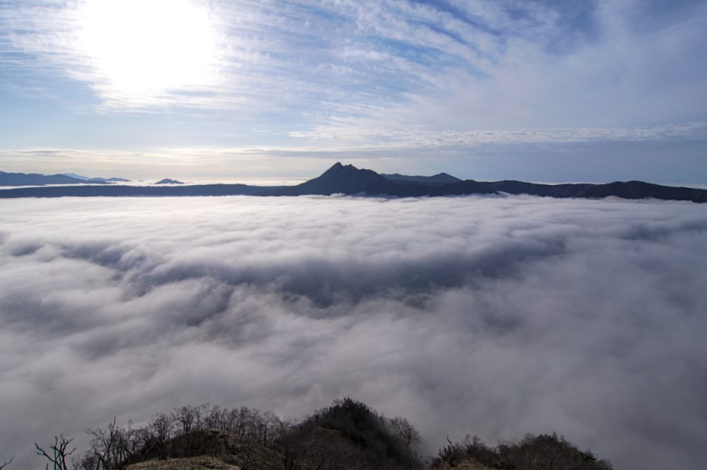 雲海の摩周湖第三展望台
