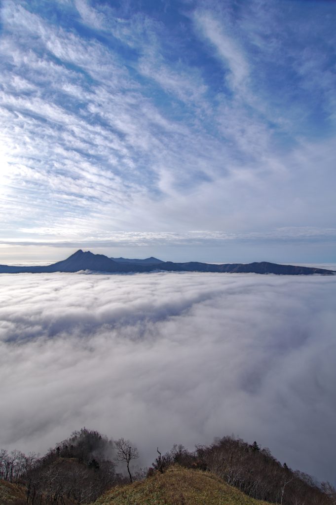 雲海の摩周湖第三展望台